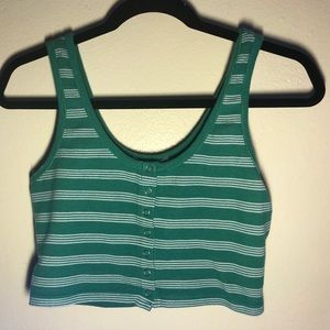 Tank top, green, forever 21, medium!